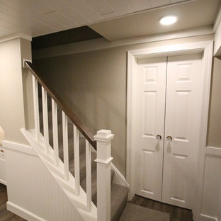 75 Beautiful Cork Floor Basement Pictures Ideas Houzz