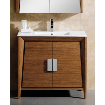 Fine Fixtures Imperial II Collection Vanity, Wheat, 36"