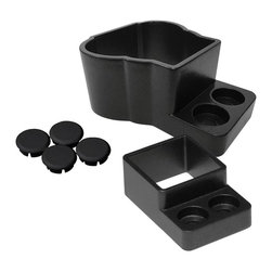 Straight Wall Mount Attach Kit in Black - Products