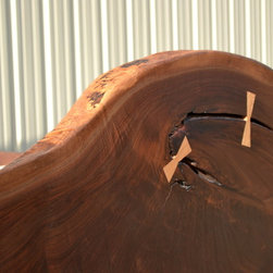Live Edge Walnut King Size Bed - Bed Frames