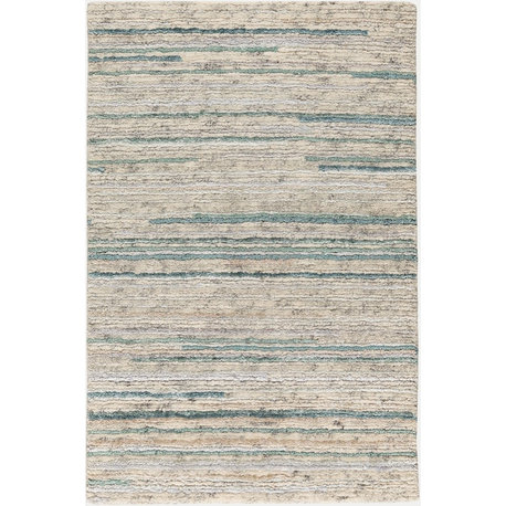 Surya ENL-1002 Enlightenment Area Rug, 2' x 3', Cream/Sage