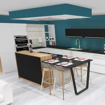 Cuisine Granit - Projets 3D