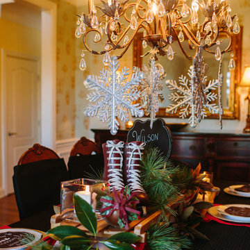 Holiday Tablescape and Decor for Wilson Living Magazine