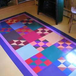 Painted Area Rugs - Area Rugs