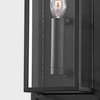 Winslow 1 Light Small Exterior Wall Scone, Textured Black