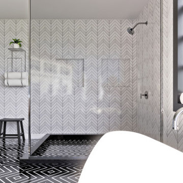 Scandinavian bathroom design