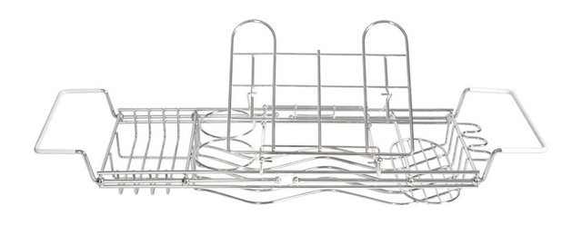 Kiel Extendable Stainless Steel Bath Caddy Contemporary Shower Kiel Extendable Stainless Steel Bath Caddy