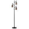 Clark Tiffany-Style 71" Multi-Light Floor Lamp, Bronze