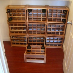 Rustic Stackable Handmade Wine Racks-100% recycled Cedar - Wine Racks