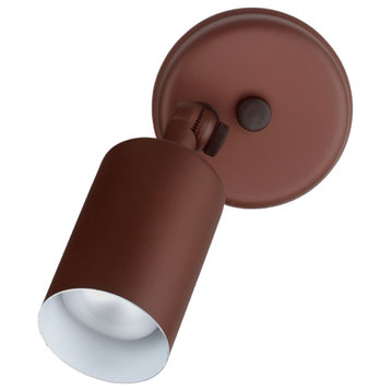 NICOR 11518 50-Watt Bronze Single Cylinder Adjustable Security Flood Light
