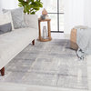 Vibe by Jaipur Living Lavato Abstract Light Gray/Cream Area Rug, 5'x8'