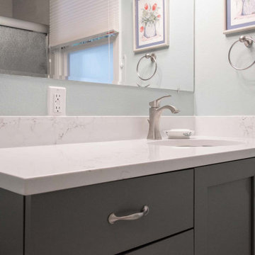 Small Bathroom with Grab Bars