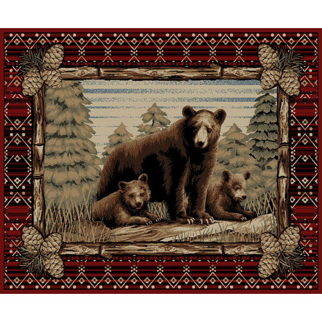 Grizzly Gap, Rug, 5'3"x7'7"