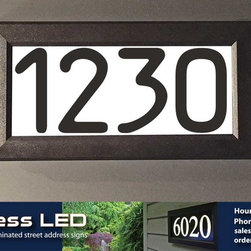Address LED - illuminated house numbers - House Numbers