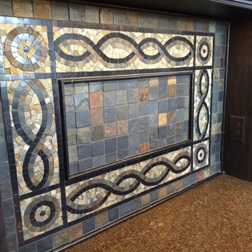 Bar backsplash