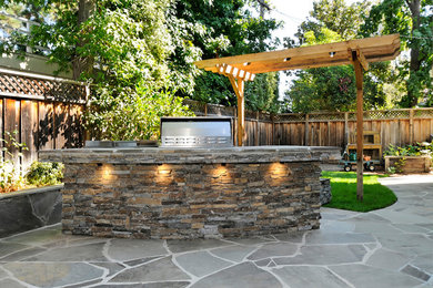 Inspiration for a backyard landscaping in San Francisco.