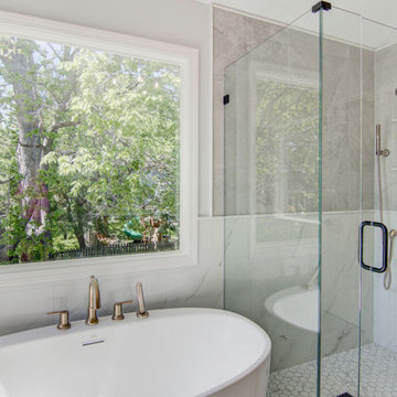 Classic & Clean Primary Bath Remodel Overland Park, KS