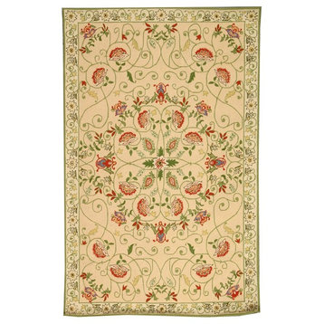 Chelsea Brown/Green Area Rug HK330A - 4' x 4' Round