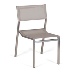 Wintons Teak Salma Sail SS Stacking Chair - Outdoor Dining Chairs