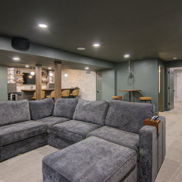 Modern Elegance Basement Remodel