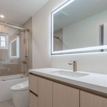 Zen Contemporary BathroomLED Backlit Mirror Bathroom