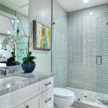 Bathroom walls no tiles