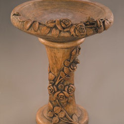 Climbing Roses Birdbath - Bird Baths