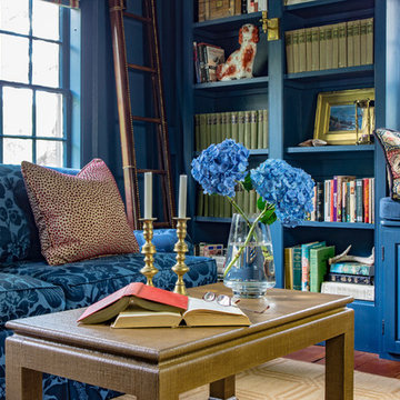 Library/ Music Room of 18th Century Federal Farmhouse