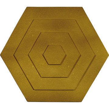 23 1/4"OD x 7/8"P Woodruff Ceiling Medallion, Pharaohs Gold