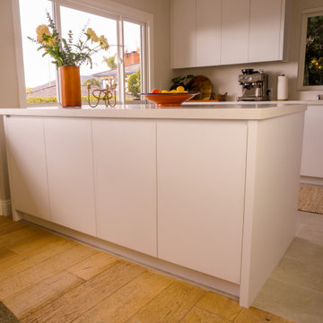 Matte White Mitered Edge