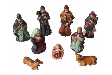 Buy 9 Piece Nativity Figurine Set for Christmas