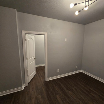 Closet Addition in Basement Bedroom