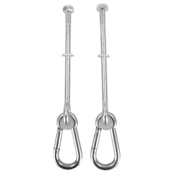 3/8" X 6" Swing Hanger with Spring Clip, Pair