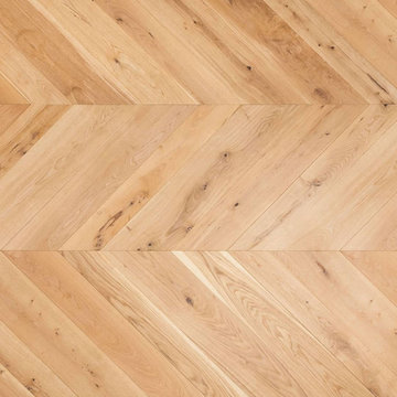Parquet point de Hongrie chêne rustique — Maison individuelle Versailles