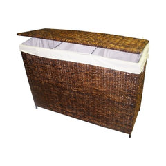 50 Most Por Laundry Hampers For 2018 Houzz Featured Reviews Of Laundry Hampers 3 Section Woven Maize Hamper
