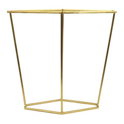 Bloomingville Metal Diamond Shaped Side Table, Brushed Gold - Products