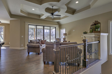 Living room - craftsman living room idea in Kansas City