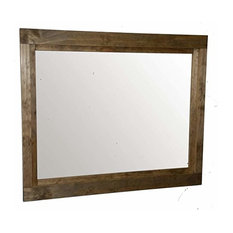 Change the builder grade mirror that was there when you moved in! 50 most popular rustic bathroom mirrors