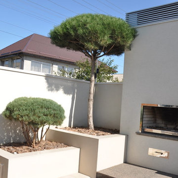Private modern garden / Частный современный сад.