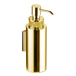 Secret Bath - Cecilia Luxury Gold Swarovski Crystals Wall Soap Dispenser., Limited Edition - Soap & Lotion Dispensers