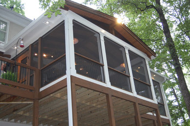 Beach style exterior home photo in Atlanta