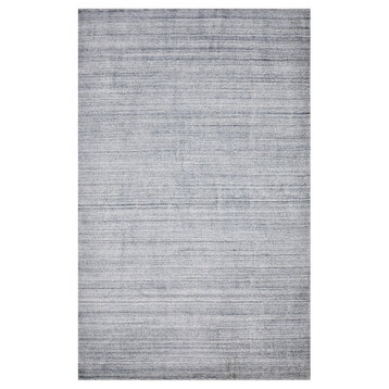 Harbor Contemporary Solid Hand Loomed Rug, Heather, 10'x14'