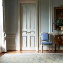 Pearl PU-02 HEATHER GRAY / AQUA - Area Rugs