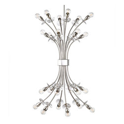 Hudson Valley - Hudson Valley 2724-PN 24-Light Chandelier, Polished Nickel - Chandeliers