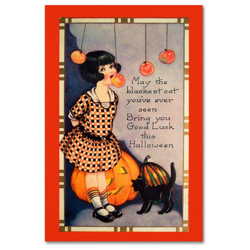 "Halloween Apple Bobbing" by Vintage Apple Collection, Canvas Art