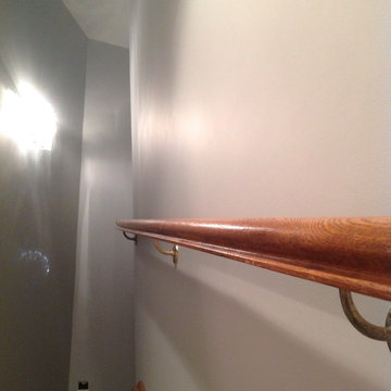 High ceilings and wall repair after wallpaper removal