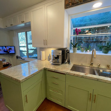 Kitchen Remodel 2024 Oakland/ white and light green