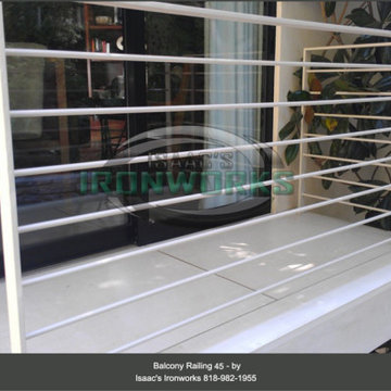 Balcony Railings (Juliet Balcony) Custom Made by Isaac's Ironworks