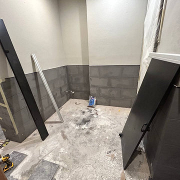 Commercial restroom remodeling