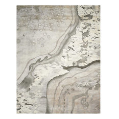 Nourison Prismatic Silver Cloud Area Rug, 3'9"x5'9"